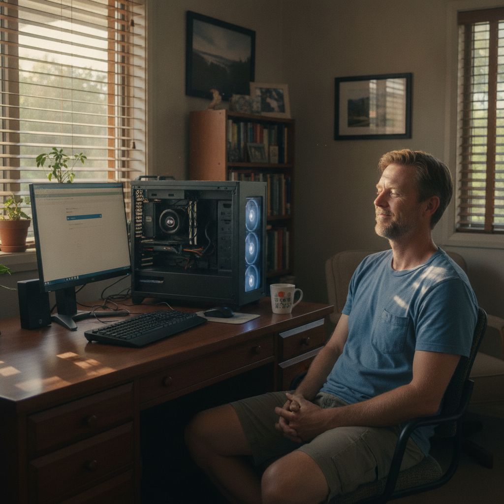 Laptop and desktop cleaning in Wentworth (2648) — an at-home owner pleased their computer runs cool and quiet again