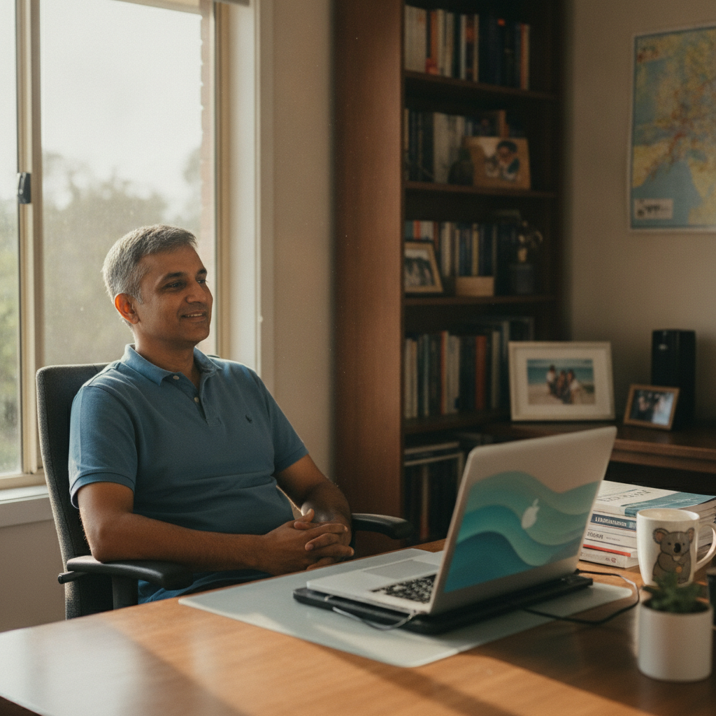 Computer cleaning in Westmead (2145) — a local resident at home with a clean, fast, dust-free computer running cool and quiet
