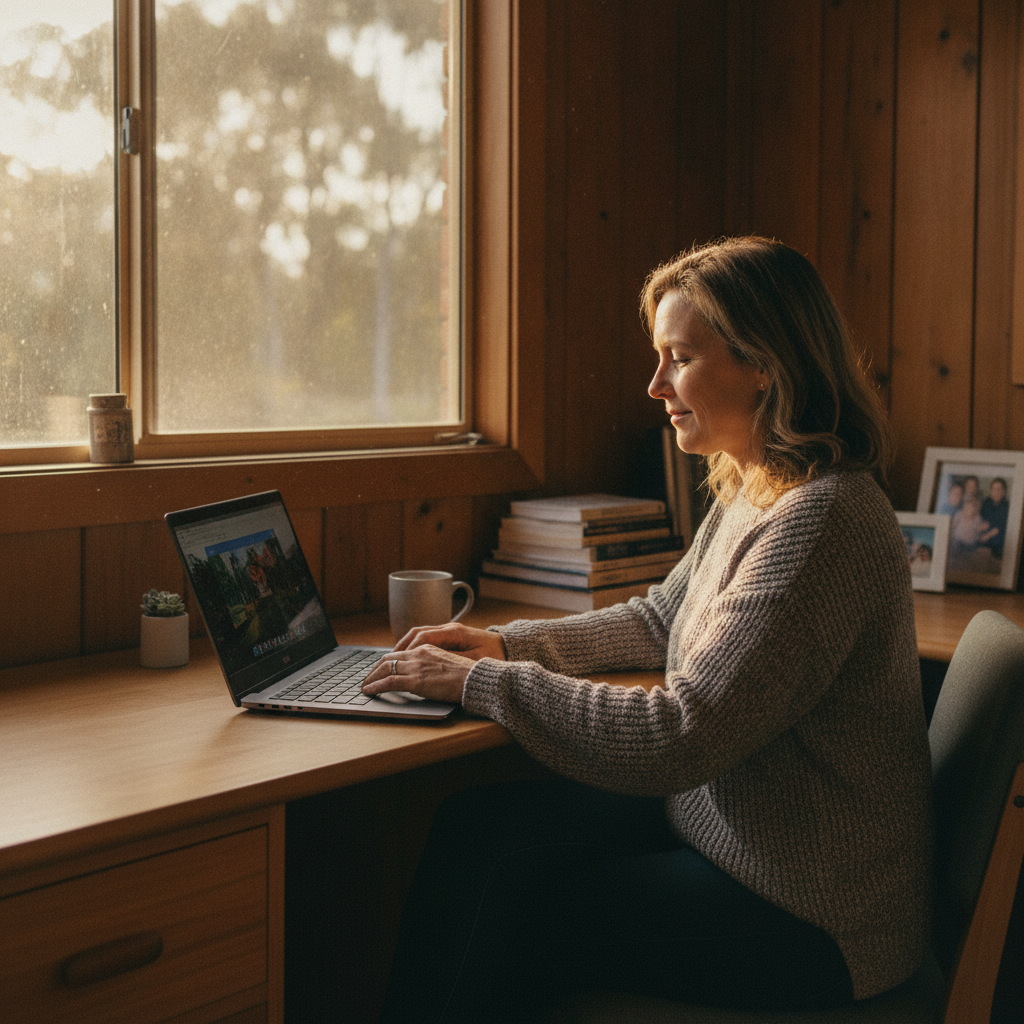 Computer cleaning in White Hills (7258) — a local resident at home with a clean, fast, dust-free computer running cool and quiet