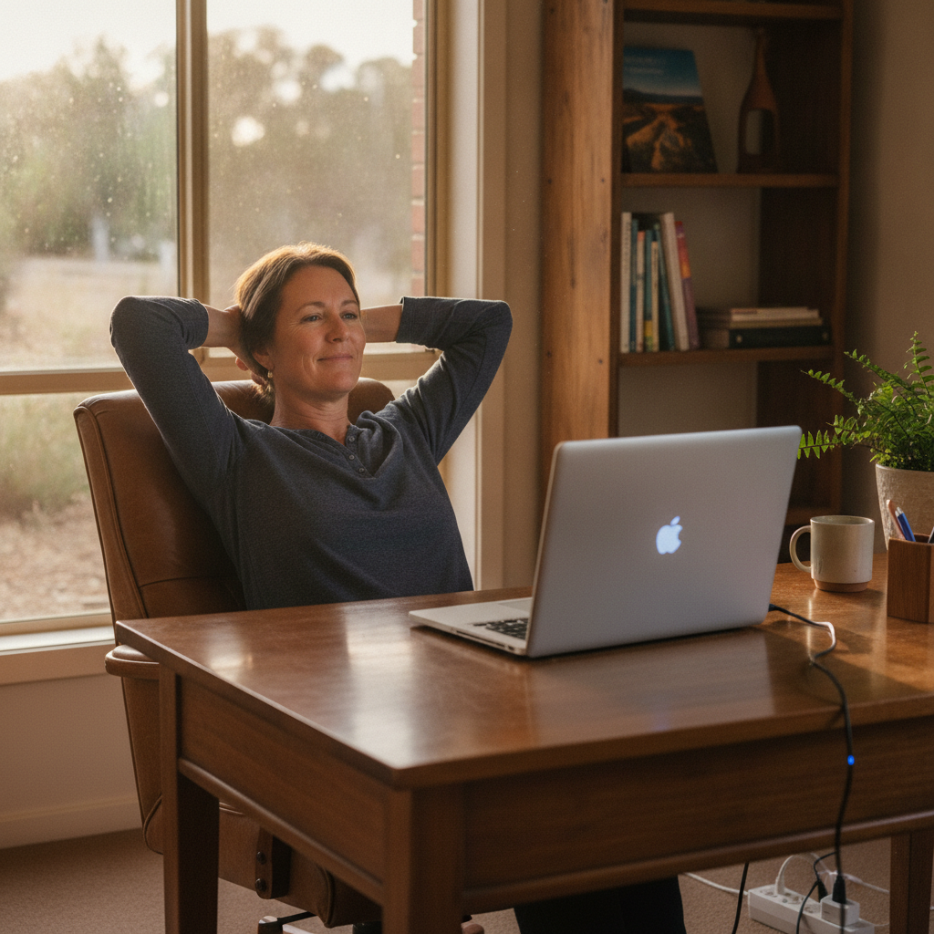 Computer cleaning in Whittingham (2330) — a local resident at home with a clean, fast, dust-free computer running cool and quiet