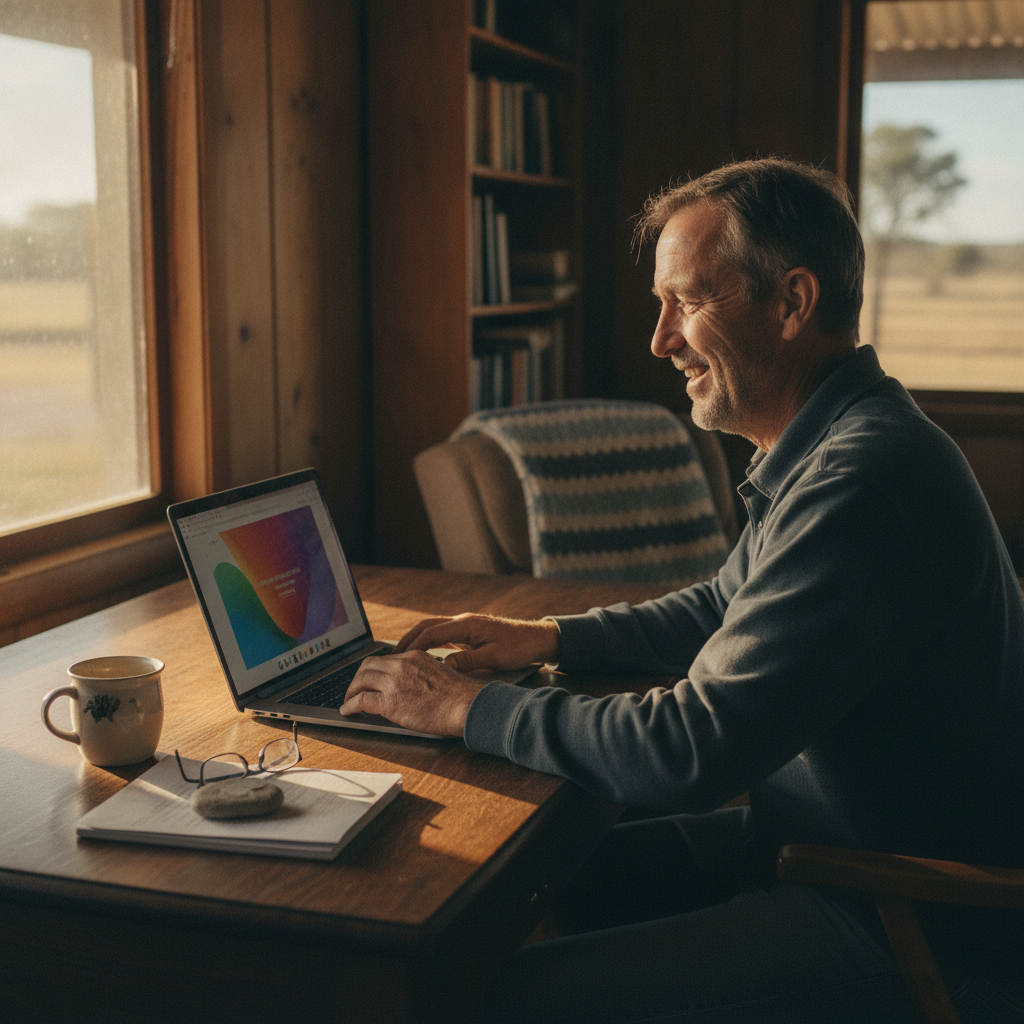 Computer cleaning in Willawarrin (2440) — a local resident at home with a clean, fast, dust-free computer running cool and quiet
