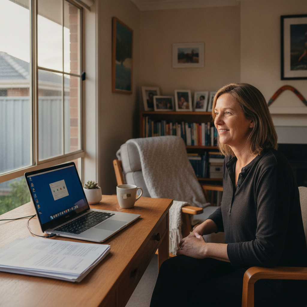 Computer cleaning in Willetton (6155) — a local resident at home with a clean, fast, dust-free computer running cool and quiet