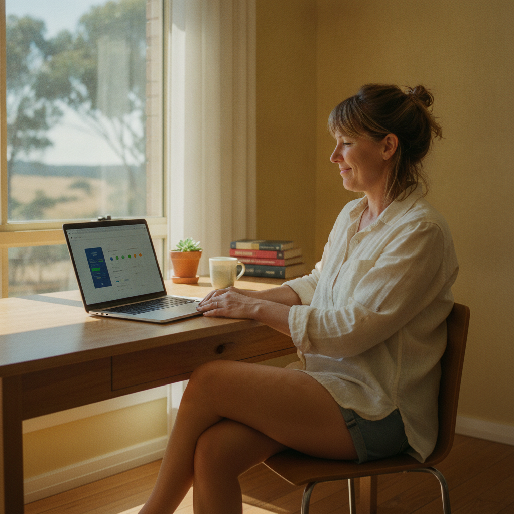 Computer cleaning in Willunga Hill (5172) — a local resident at home with a clean, fast, dust-free computer running cool and quiet