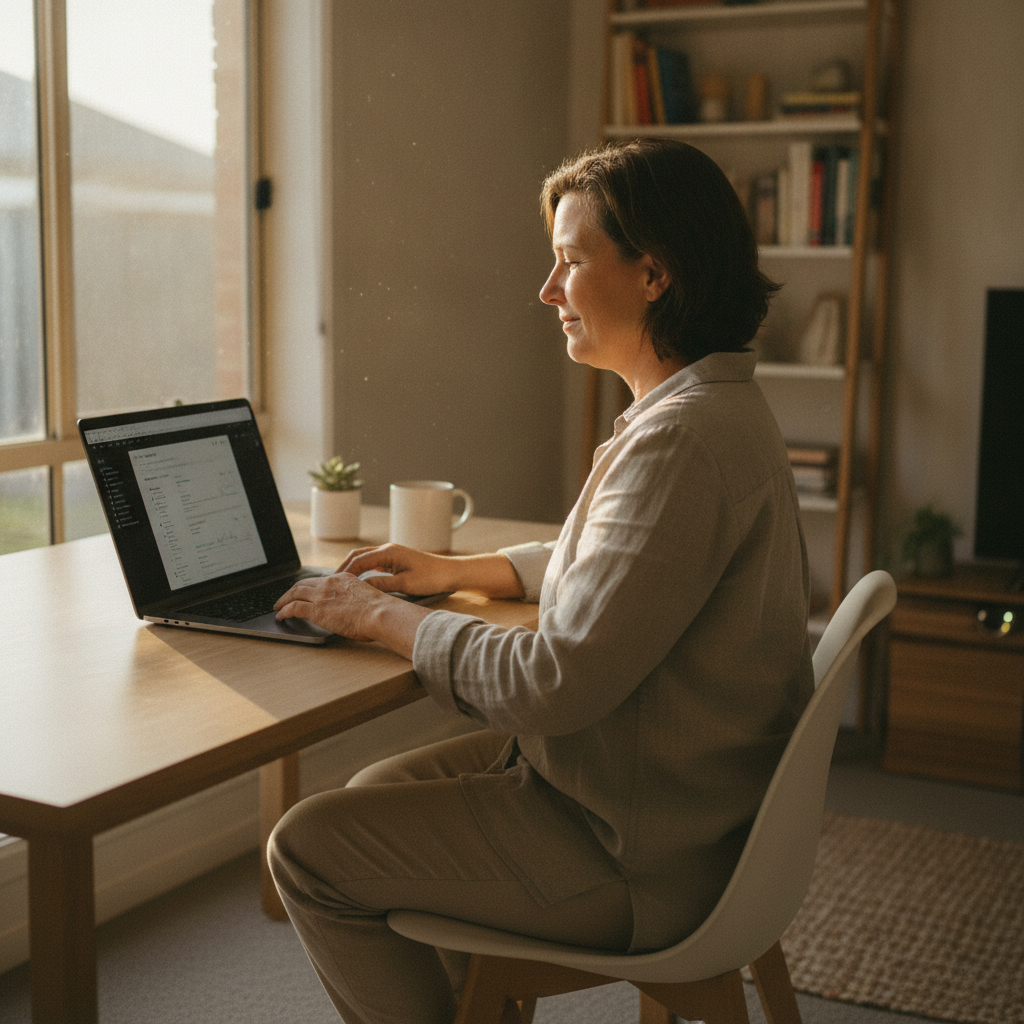 Computer cleaning in Wilson (6107) — a local resident at home with a clean, fast, dust-free computer running cool and quiet