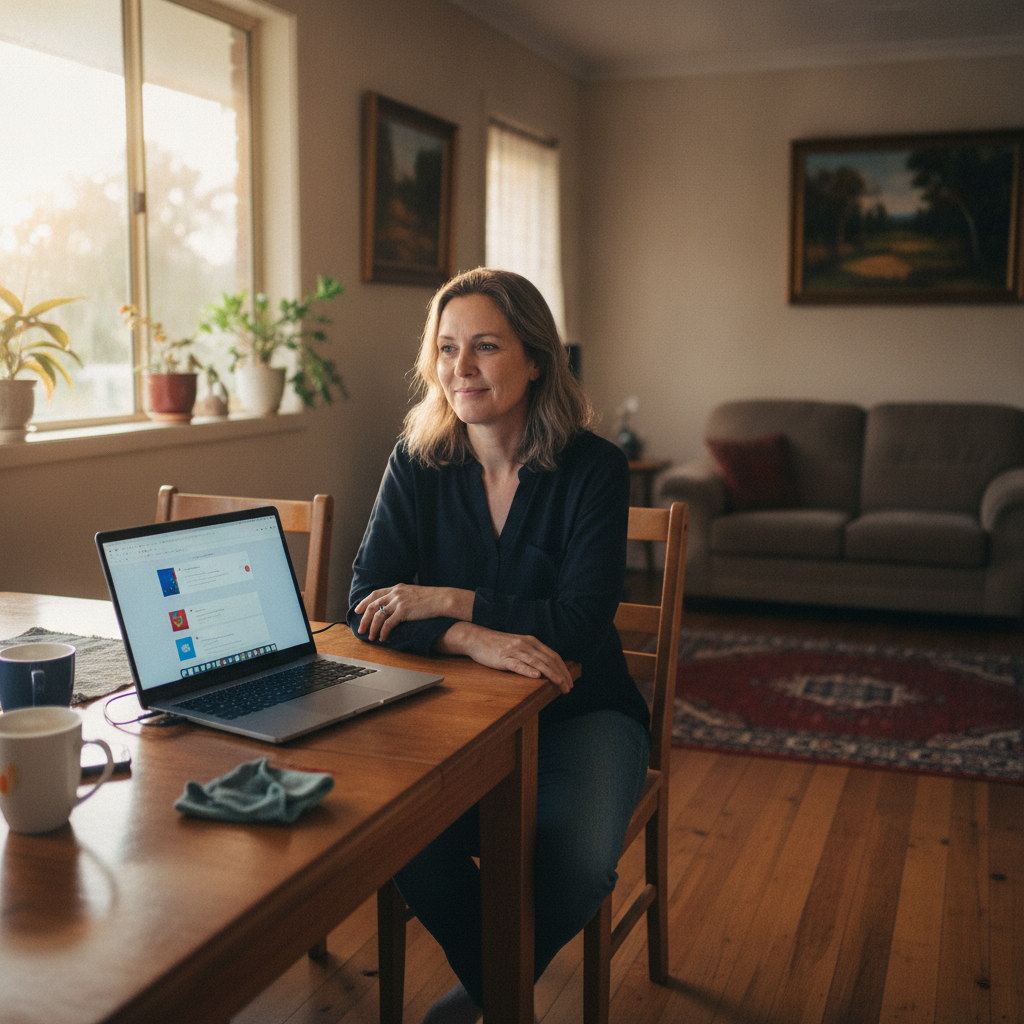 Laptop and desktop cleaning in Woodburn (2538) — an at-home owner pleased their computer runs cool and quiet again