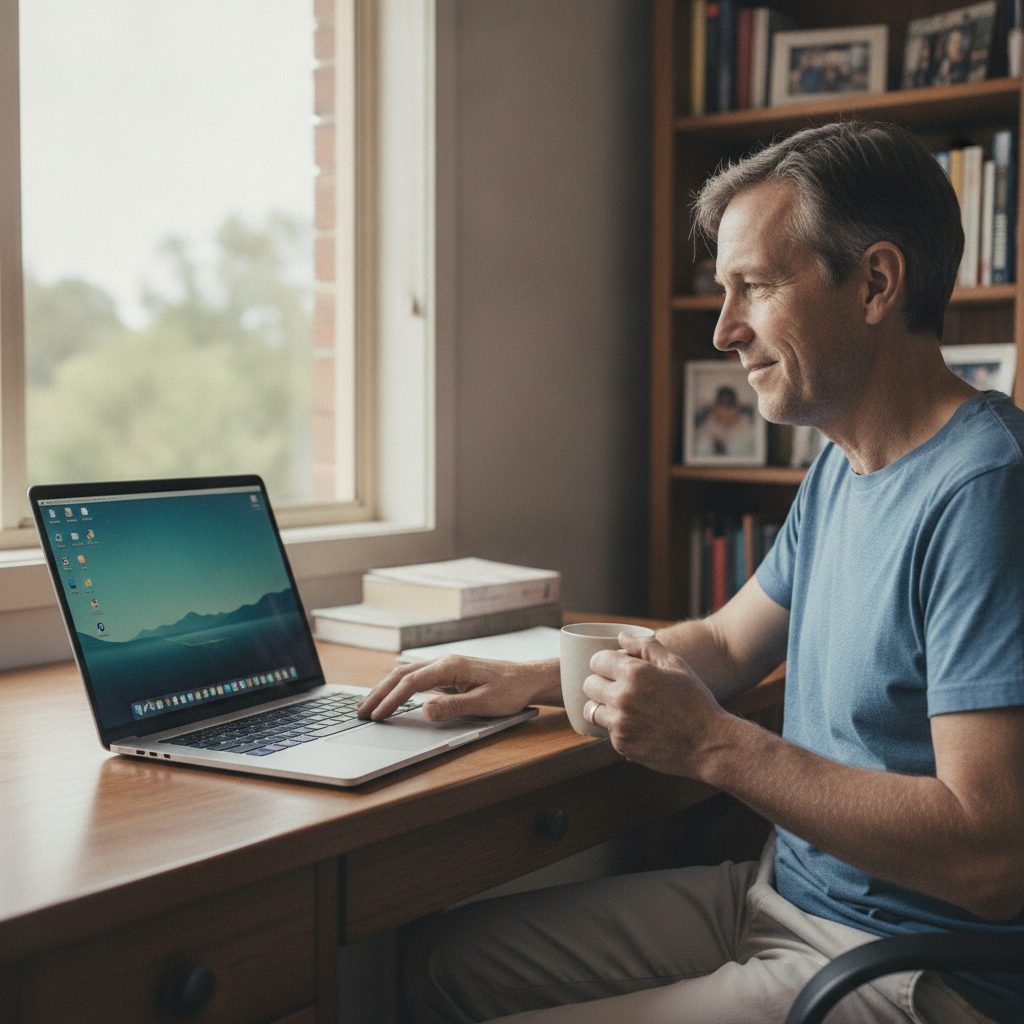 Laptop and desktop cleaning in Woodcroft (2767) — an at-home owner pleased their computer runs cool and quiet again