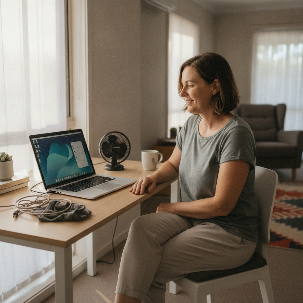 Laptop and desktop cleaning in Woodridge (4114) — an at-home owner pleased their computer runs cool and quiet again