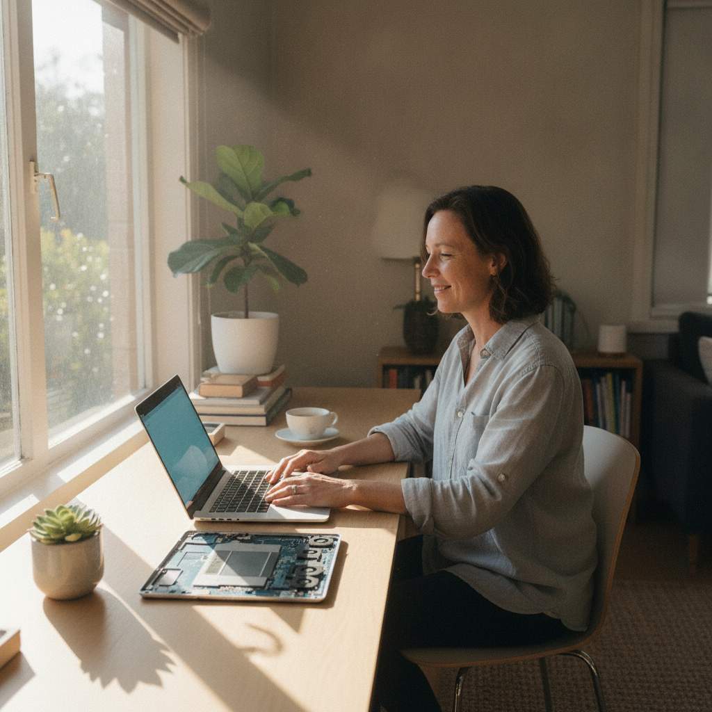 Laptop and desktop cleaning in Woollahra (2025) — an at-home owner pleased their computer runs cool and quiet again
