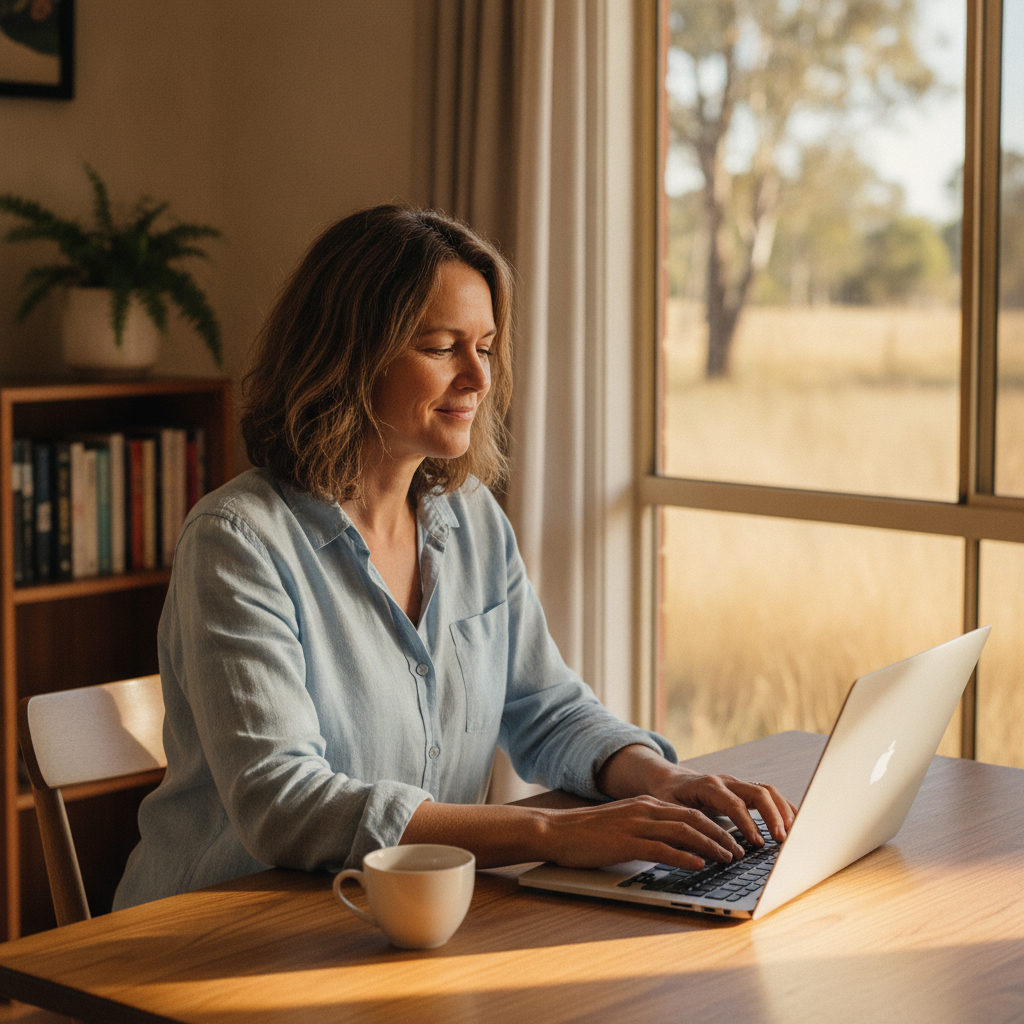 Computer cleaning in Woolomin (2340) — a local resident at home with a clean, fast, dust-free computer running cool and quiet