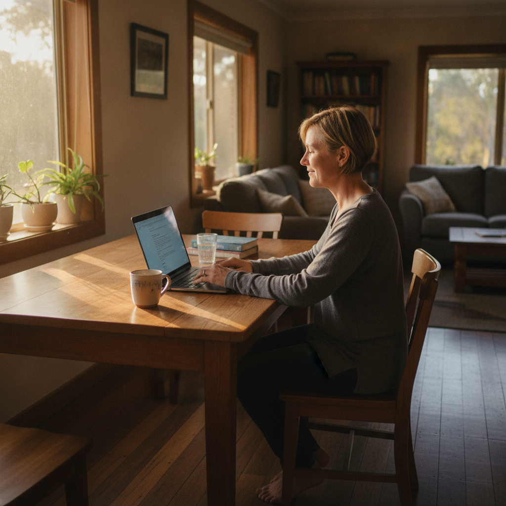 Computer cleaning in Wyangle (2720) — a local resident at home with a clean, fast, dust-free computer running cool and quiet