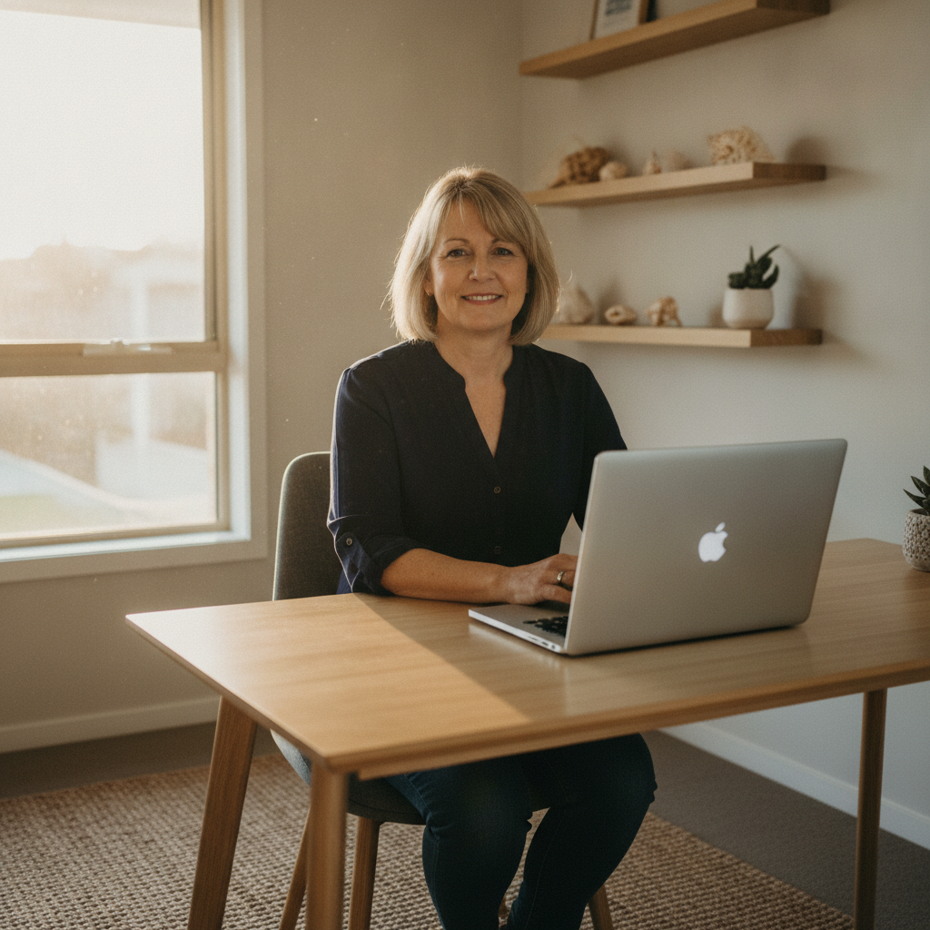 Computer cleaning in Yanchep (6035) — a local resident at home with a clean, fast, dust-free computer running cool and quiet