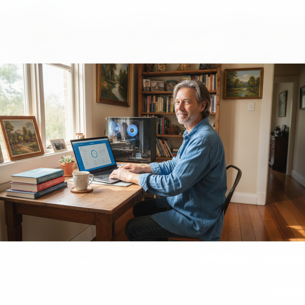 Laptop and desktop cleaning in Yattalunga (5114) — an at-home owner pleased their computer runs cool and quiet again
