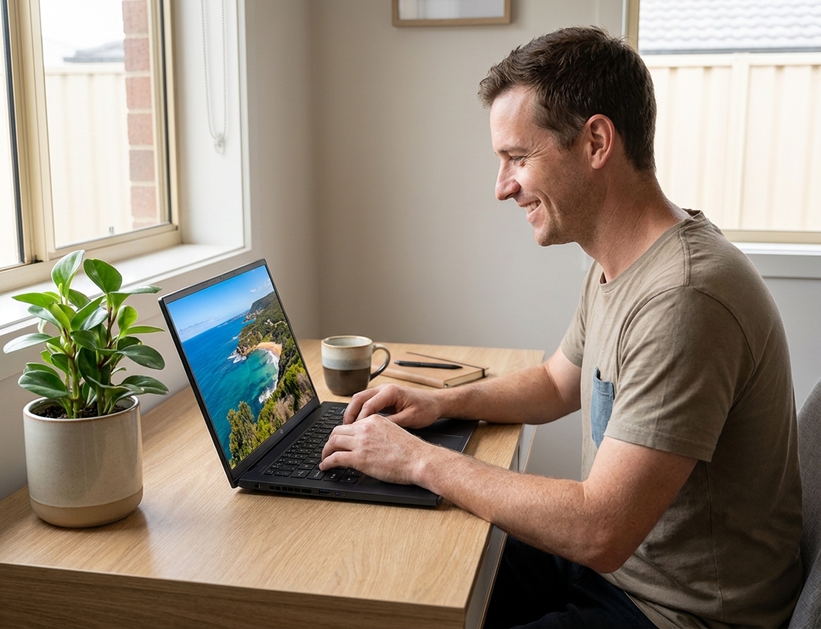 Acer Predator Triton repair - the actual Acer Predator Triton at home, owner using it and running smoothly