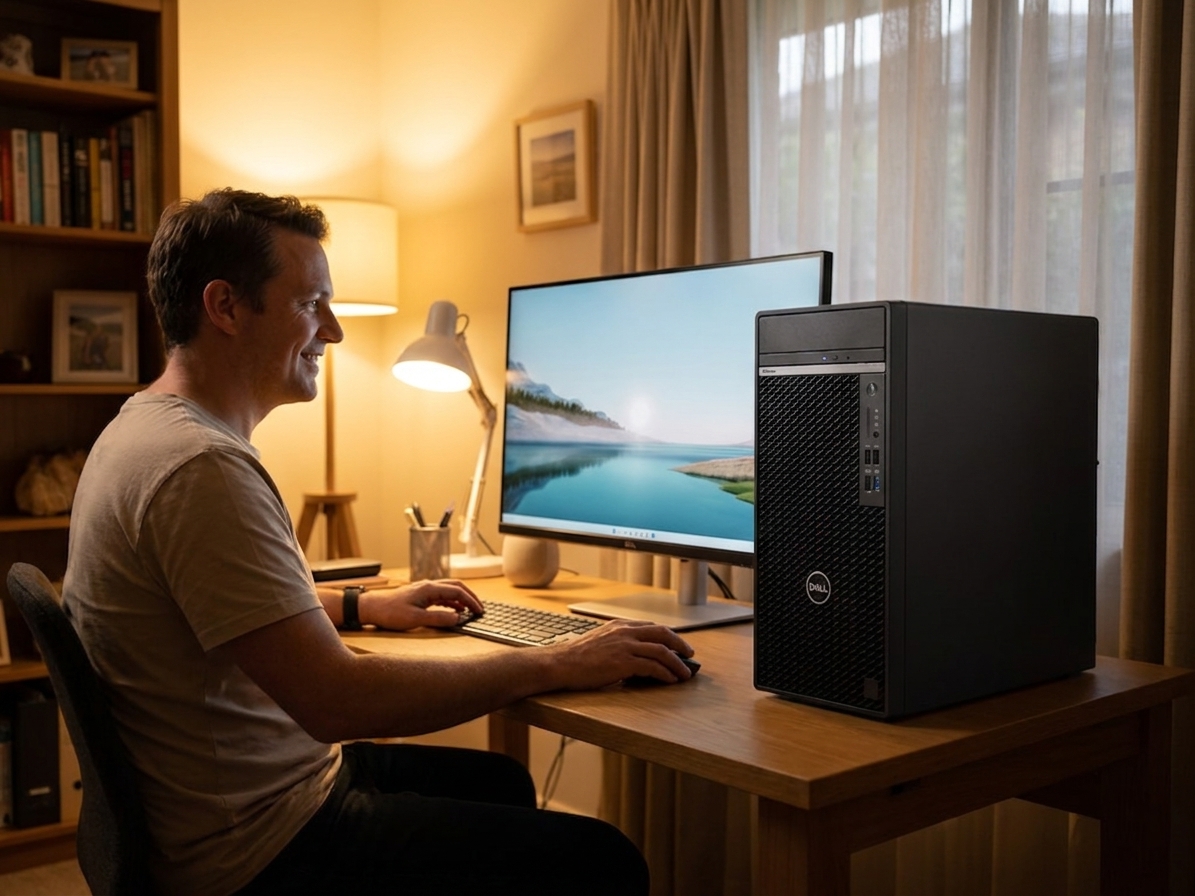 Dell Optiplex 3040 repair - the actual Dell Optiplex 3040 at home, owner using it and running smoothly