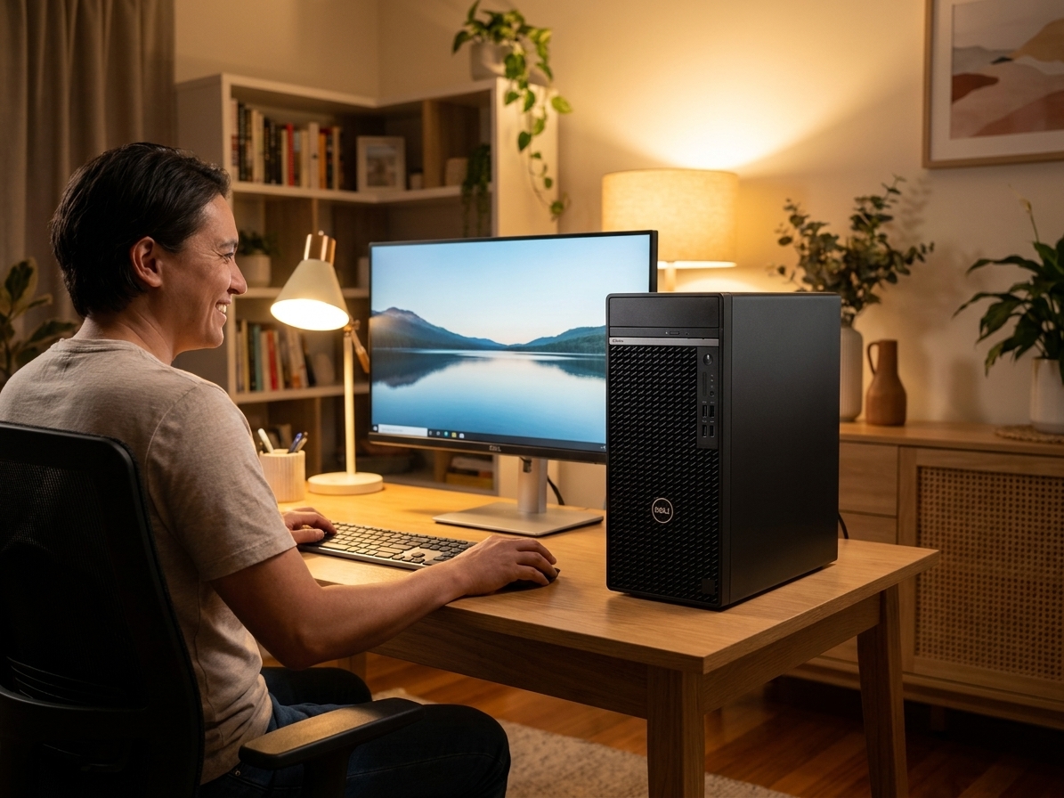 Dell Optiplex 3046 repair - the actual Dell Optiplex 3046 at home, owner using it and running smoothly
