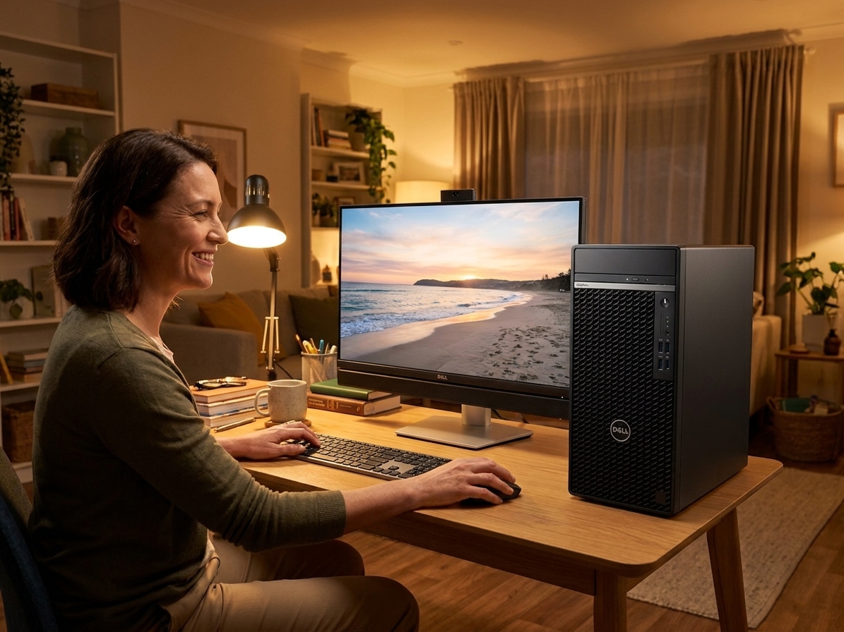 Dell Optiplex 3060 repair - the actual Dell Optiplex 3060 at home, owner using it and running smoothly