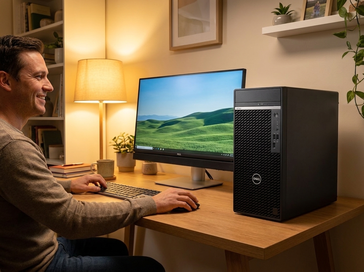 Dell Optiplex 5040 repair - the actual Dell Optiplex 5040 at home, owner using it and running smoothly