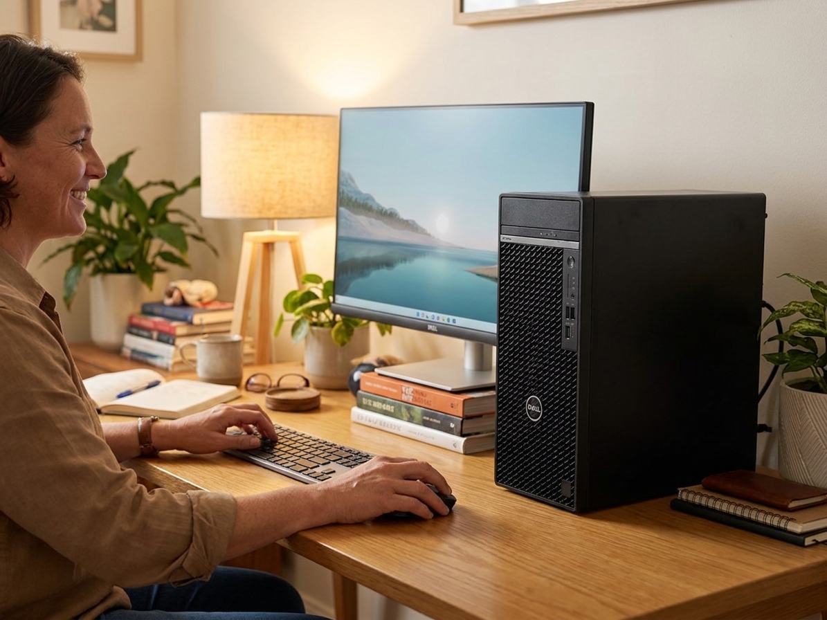 Dell Optiplex 5050 repair - the actual Dell Optiplex 5050 at home, owner using it and running smoothly