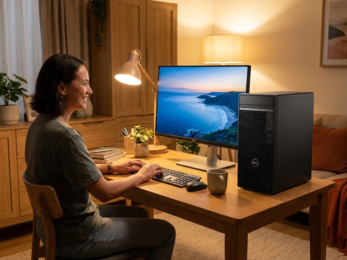 Dell Optiplex 5090 repair - the actual Dell Optiplex 5090 at home, owner using it and running smoothly
