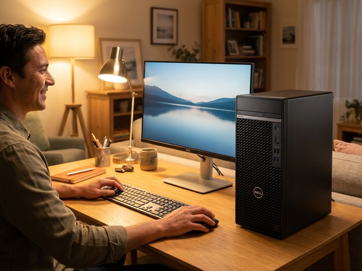 Dell Optiplex 790 repair - the actual Dell Optiplex 790 at home, owner using it and running smoothly