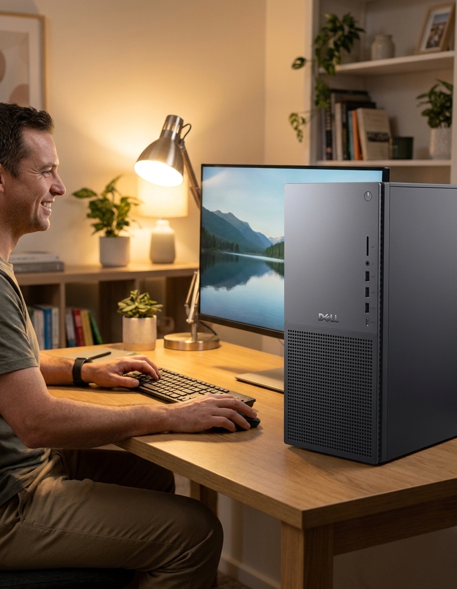 Dell XPS Desktop 8910 repair - the actual Dell XPS Desktop 8910 at home, owner using it and running smoothly