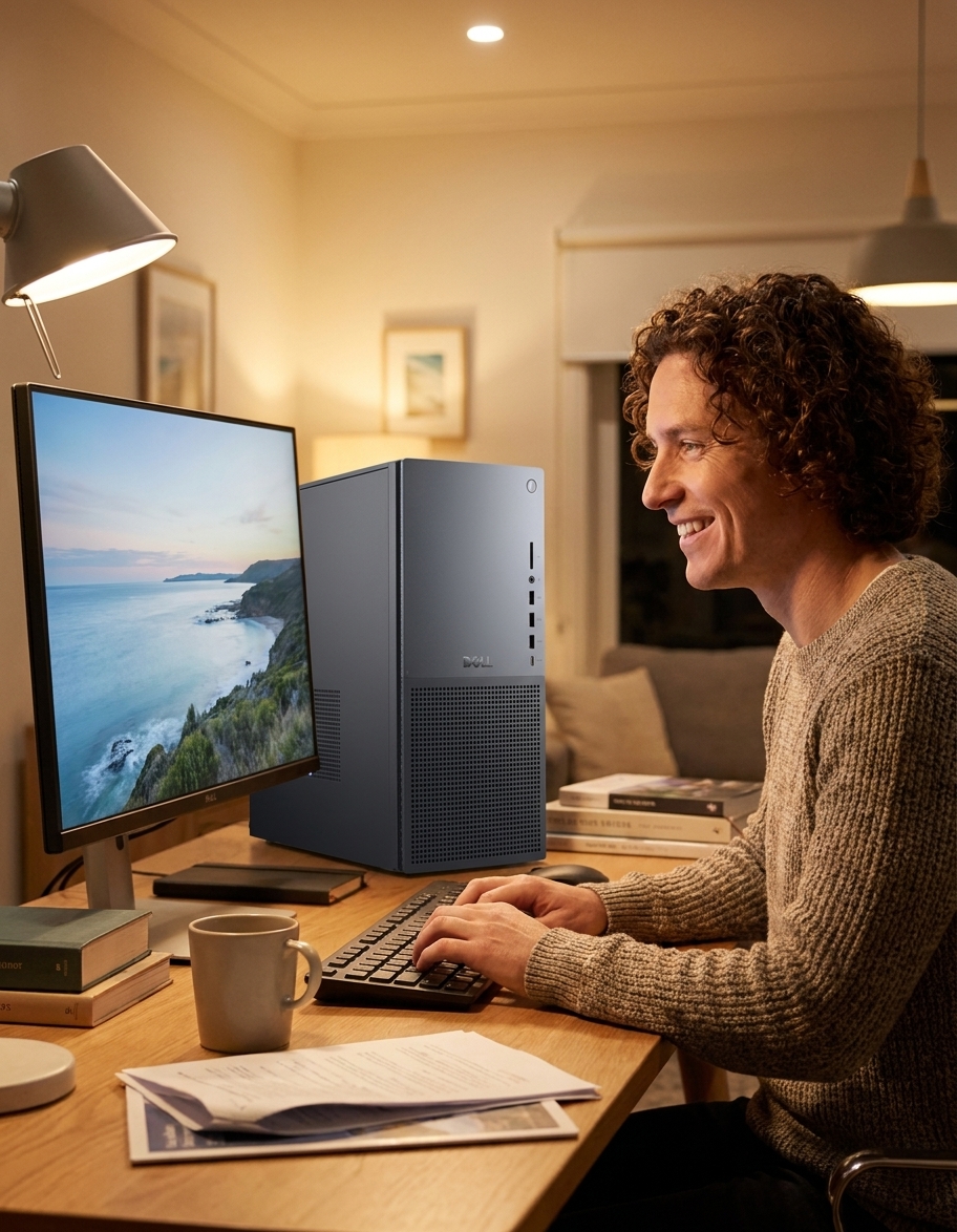 Dell XPS Desktop 8930 repair - the actual Dell XPS Desktop 8930 at home, owner using it and running smoothly