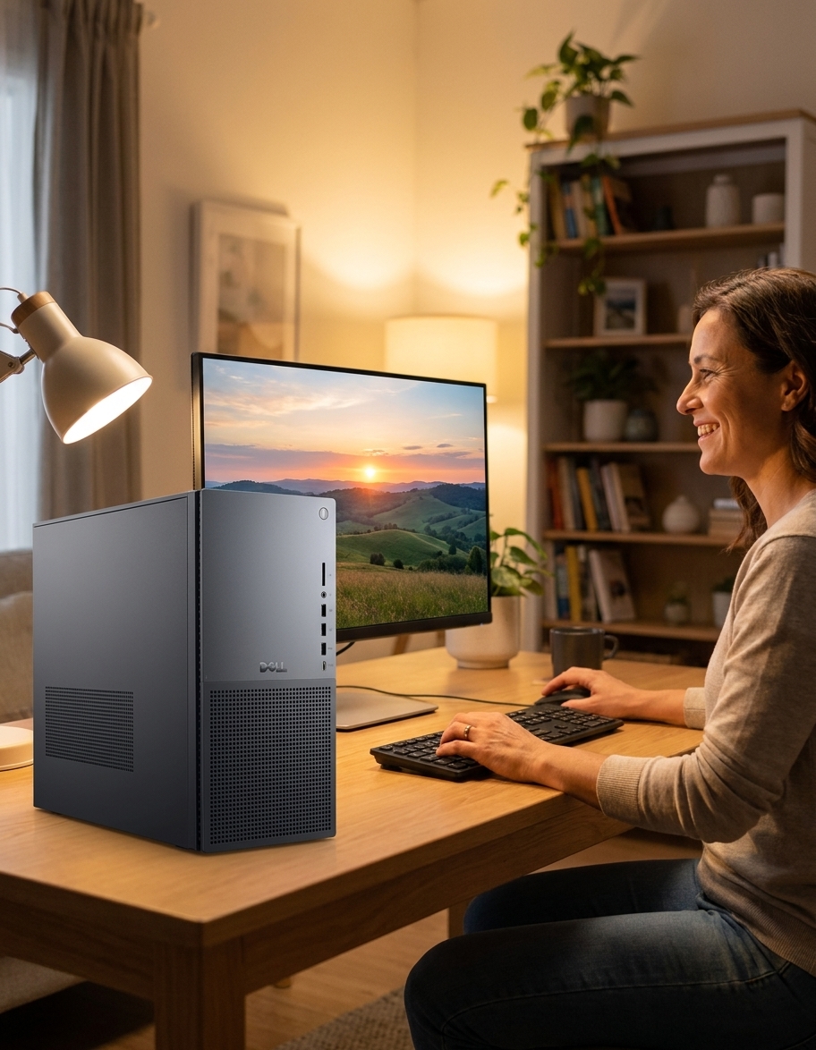 Dell XPS Desktop repair - the actual Dell XPS Desktop at home, owner using it and running smoothly
