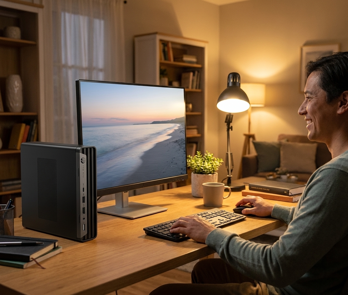 HP Prodesk 400 G1 repair - the actual HP Prodesk 400 G1 at home, owner using it and running smoothly