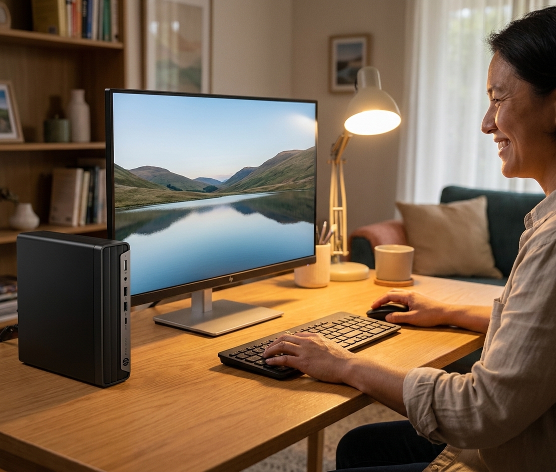 HP Prodesk 680 G6 repair - the actual HP Prodesk 680 G6 at home, owner using it and running smoothly