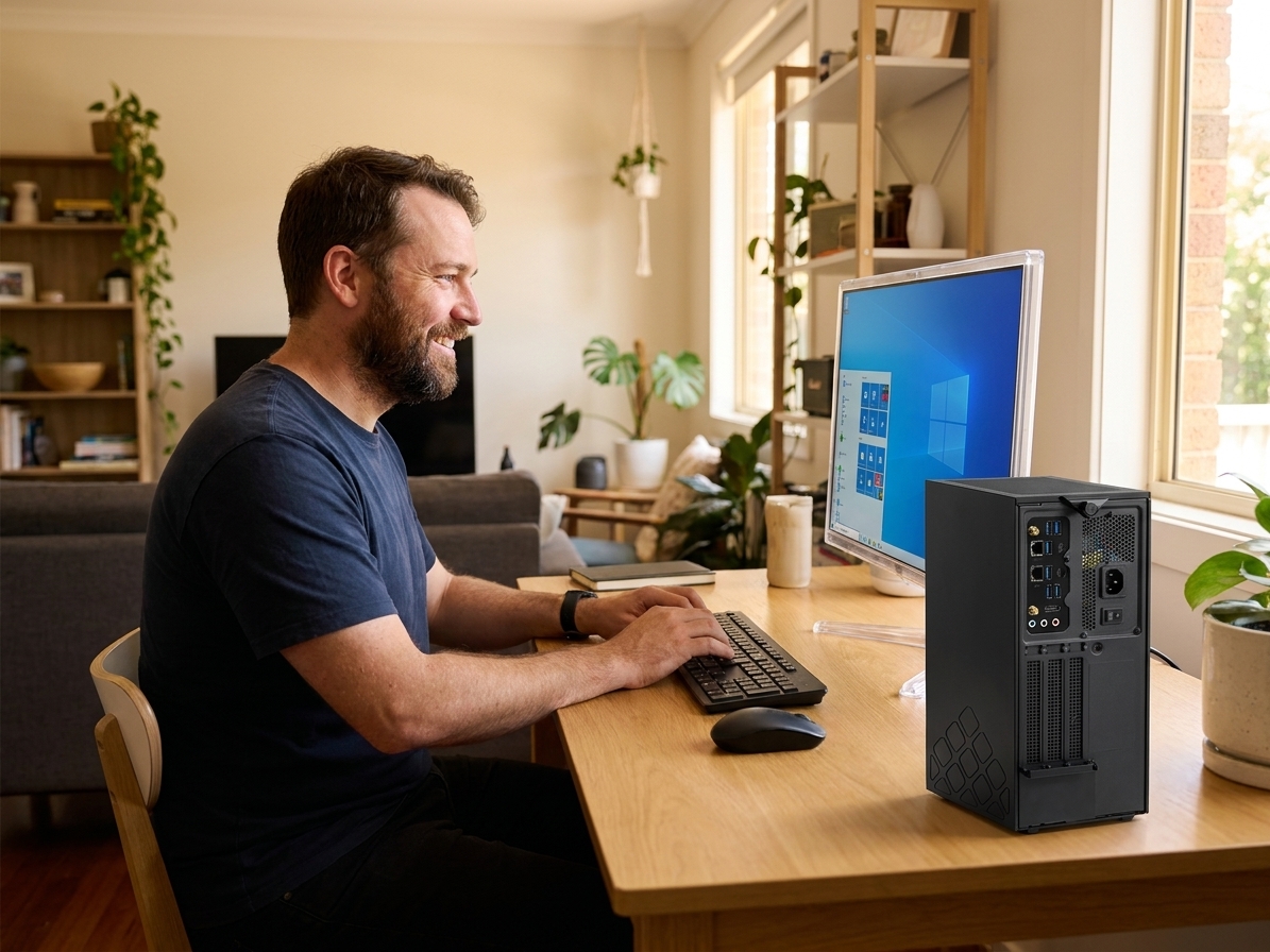 Intel NUC Extreme repair - the actual Intel NUC Extreme at home, owner using it and running smoothly