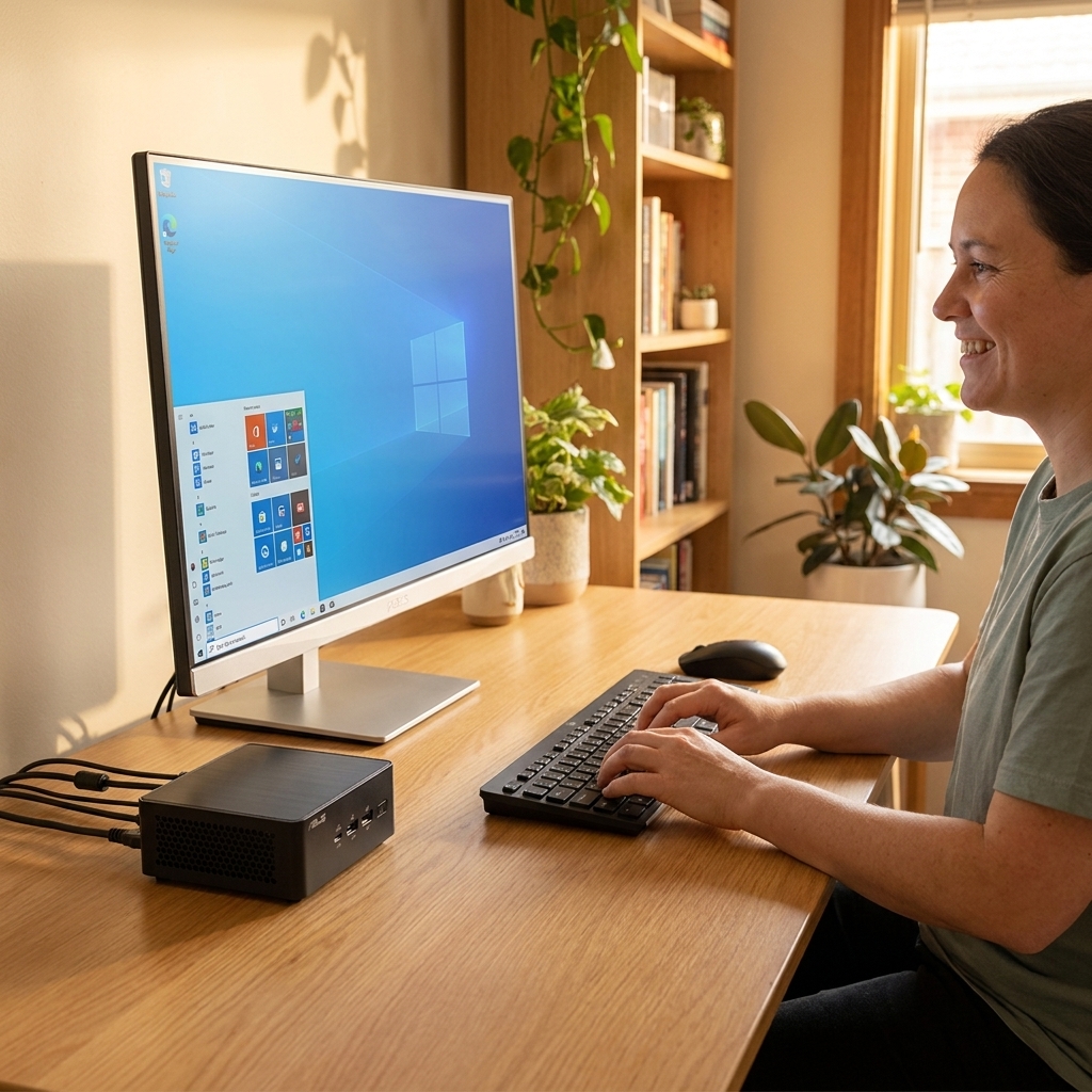 Intel NUC repair - the actual Intel NUC at home, owner using it and running smoothly