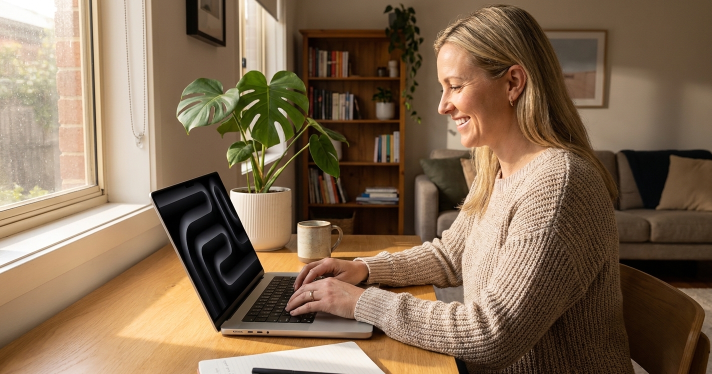 Macbook Pro repair - the actual Macbook Pro at home, owner using it and running smoothly